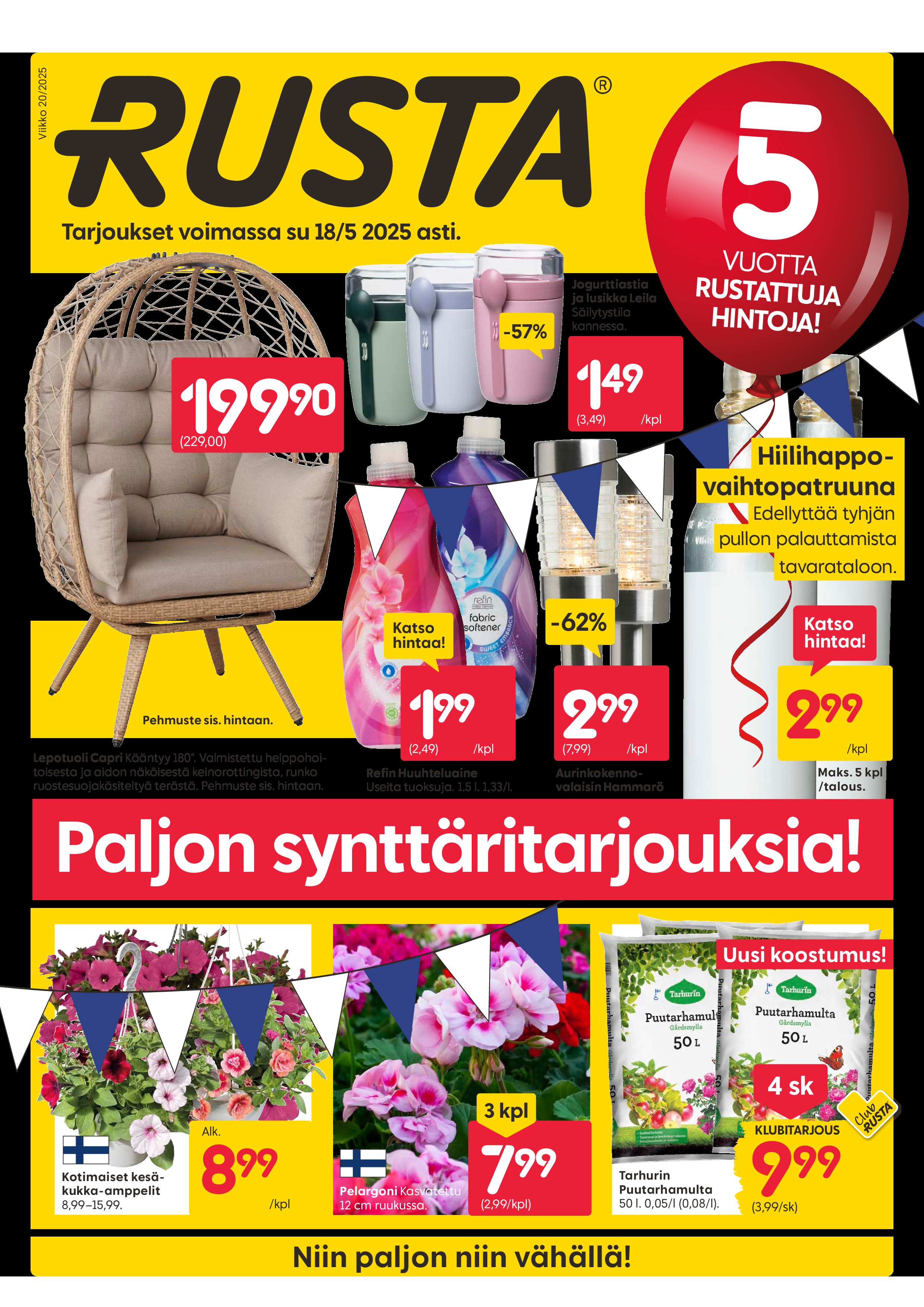 rustattuja hintoja